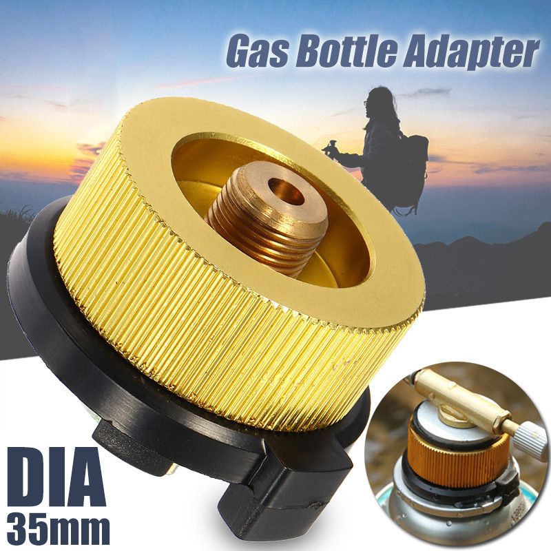 35mm Stove Converter Gas Bottle Adapter Outdoor Camping Gas