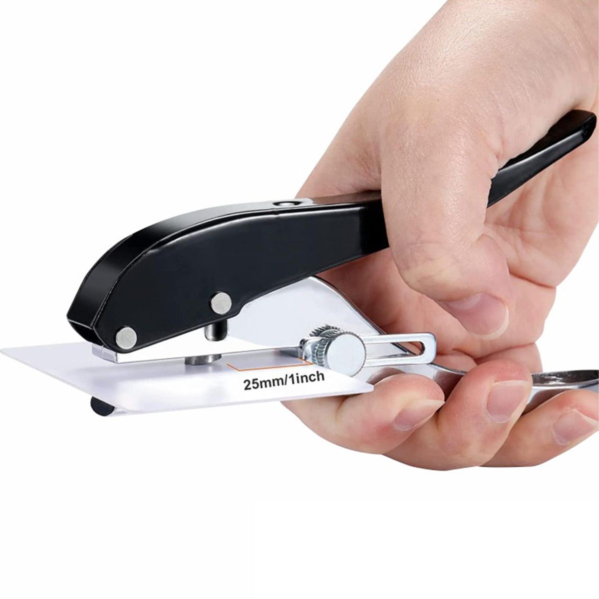 Manual Edge Band Puncher  Handheld Manual Black 10mm