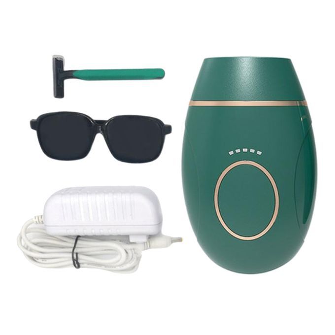 Laser Hair Remover 600000 Pulses Handheld Permanent Hair Green JP Plug