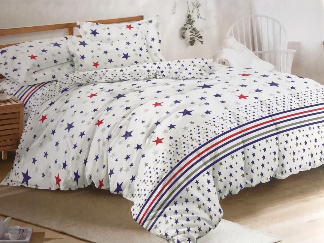 Super Duvet,Bedsheets And Four Pillowcases