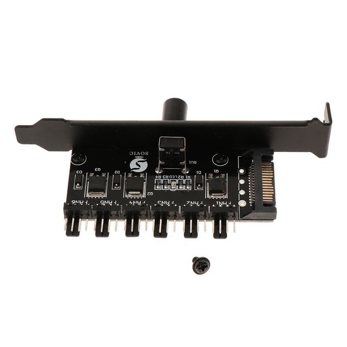 Power PC Case CPU Cooler Cooling Fan Speed Temperature Controller