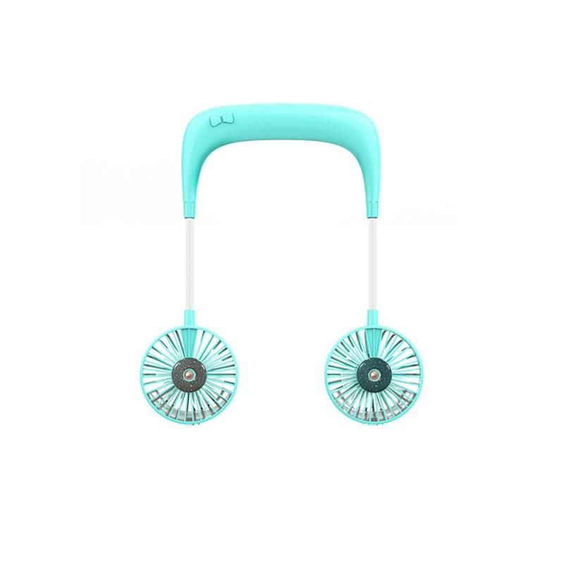 For Conditioner Hand Fan Portable Air Sport Fan Rechargeable Quiet Portable Sports Neck Neckband Mini Bladeless Fan Desk USB