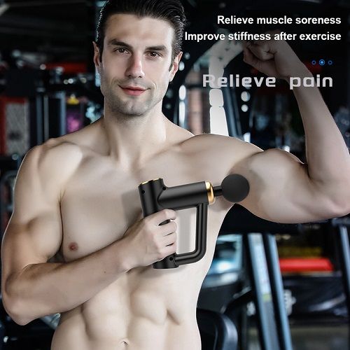 Electric Fascia Massager Gun Neck Vertebra Back Muscle  Massage Body Massager Pain Relief