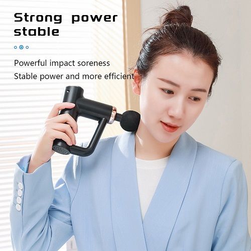 Electric Fascia Massager Gun Neck Vertebra Back Muscle  Massage Body Massager Pain Relief
