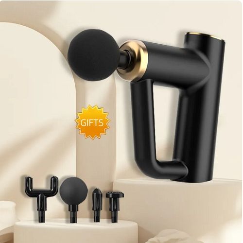 Electric Fascia Massager Gun Neck Vertebra Back Muscle  Massage Body Massager Pain Relief