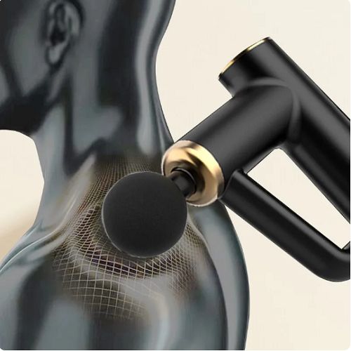 Electric Fascia Massager Gun Neck Vertebra Back Muscle  Massage Body Massager Pain Relief