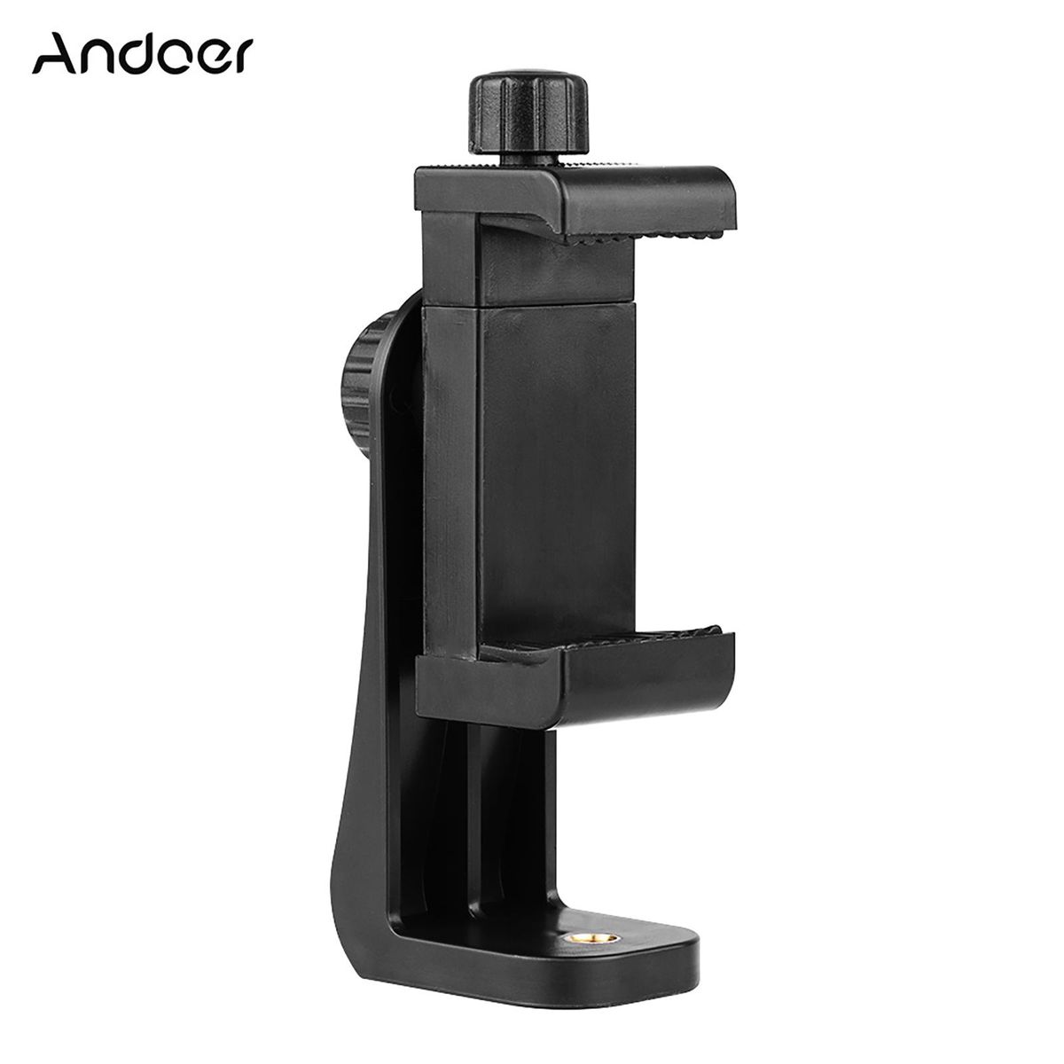 Andoer CB1 Plastic Smartphone Clip Holder Stand Support Clamp Frame Bracket Mount for iPhone 7/7s/6/6s for Samsung Huawei Cellphone Selfie Portrait Outdoor Video