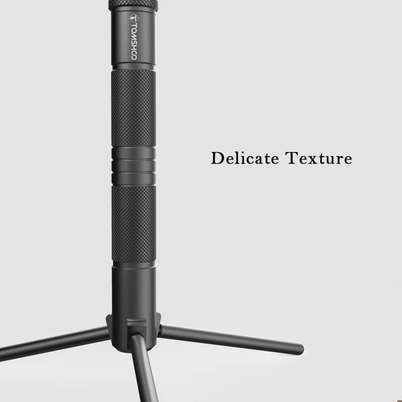 TOMSHOO Aluminum Lantern Stand Camping Lamp Pole Foldable Light Support Holder Lamp Bracket Camera Phone Tripod Stand For Picnic Hiking Backpacking Fishing Garden BBQ
