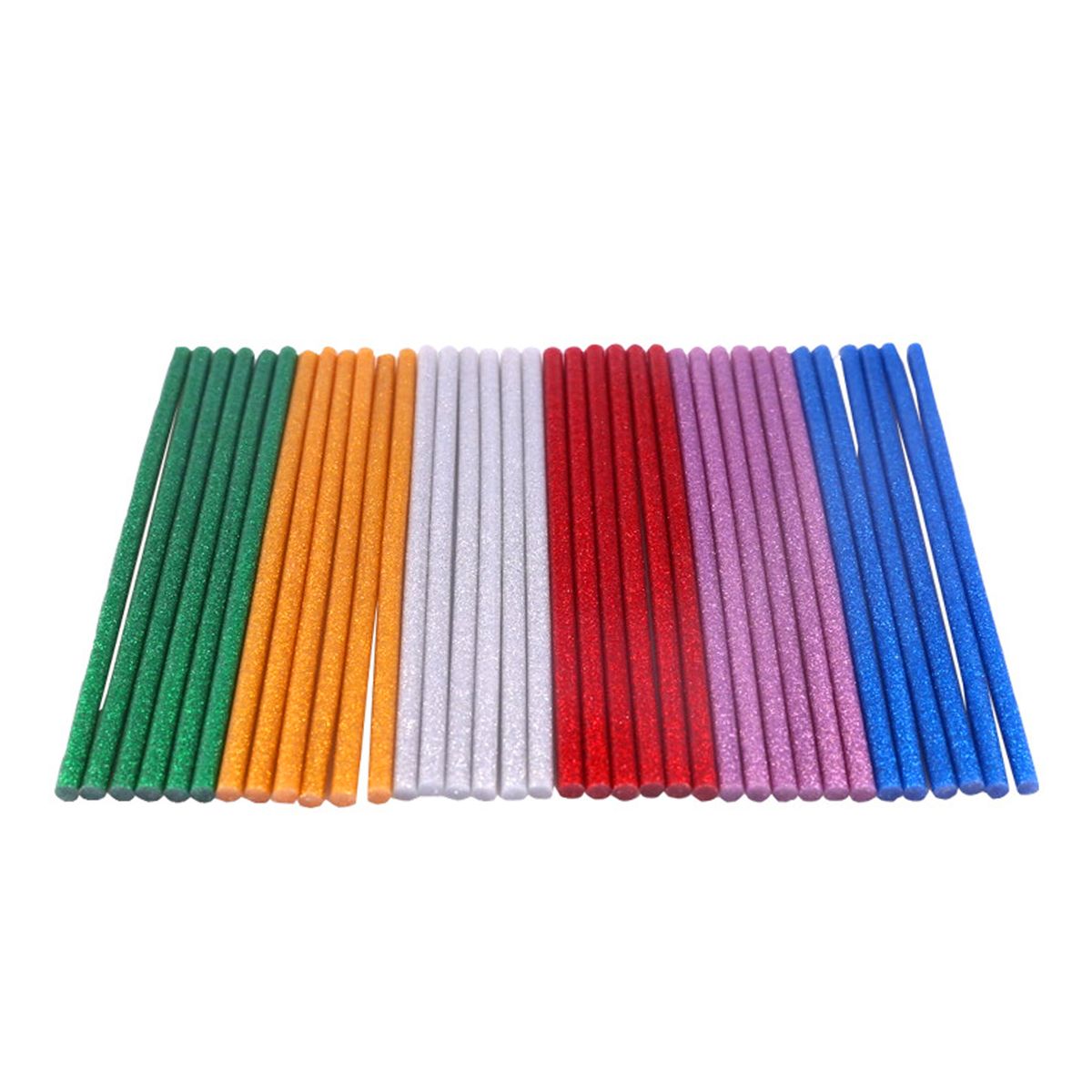 Hot Glue Stick 25PCS 7MM DIY Manual Transparent Color Flash
