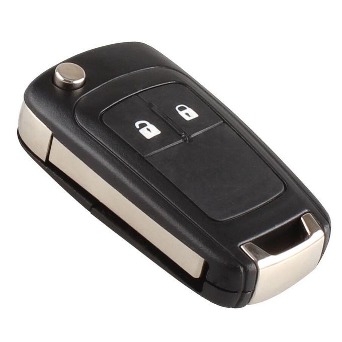 Universal Car Auto Flip Key Fob Case Shell 2 Button For Blank For OPEL