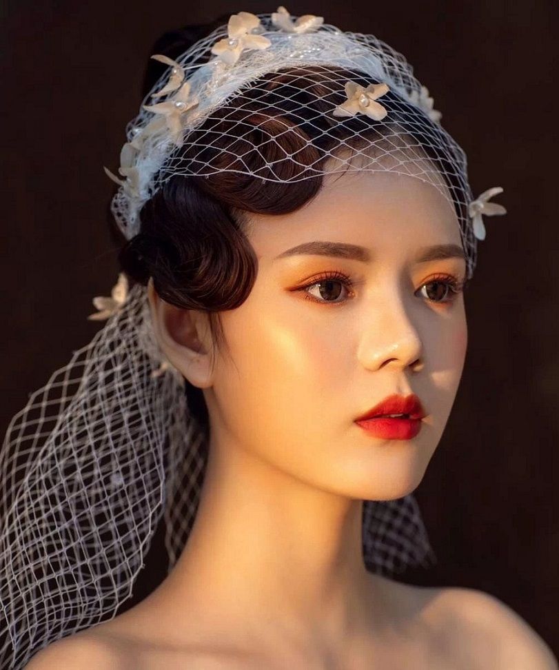 Luxury Bridal Band/Mesh Hair Accessories