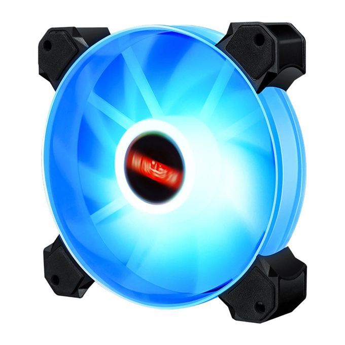 120mm LED RGB Desktops Computer Case Cooling Fan Blue Light 01