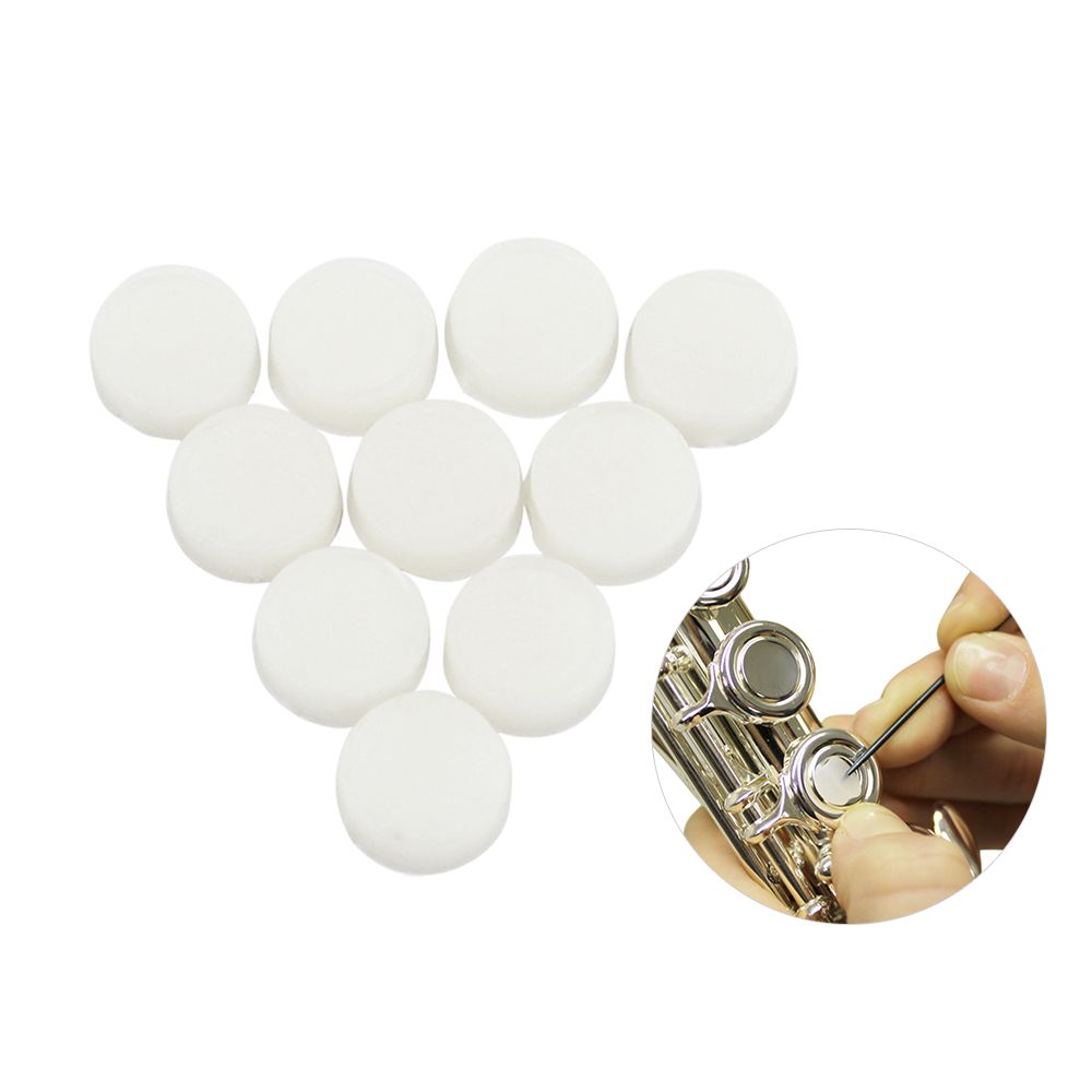 10pcs Soft Rubber Flute Key Plugs Open Hole Plug Covers