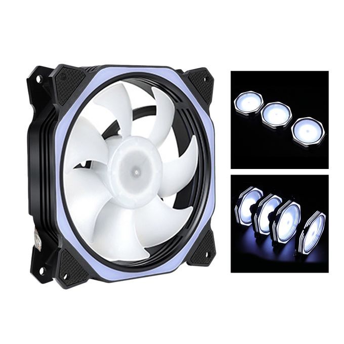Computer Quiet PC Case Fan Sealed Bearing Adjustable Speed For Set C