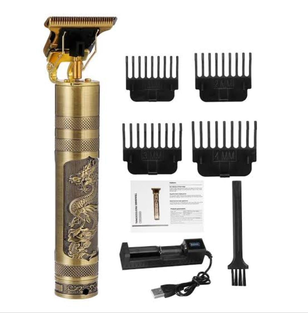 Cordless T9 HAIR TRIMMER(gold)