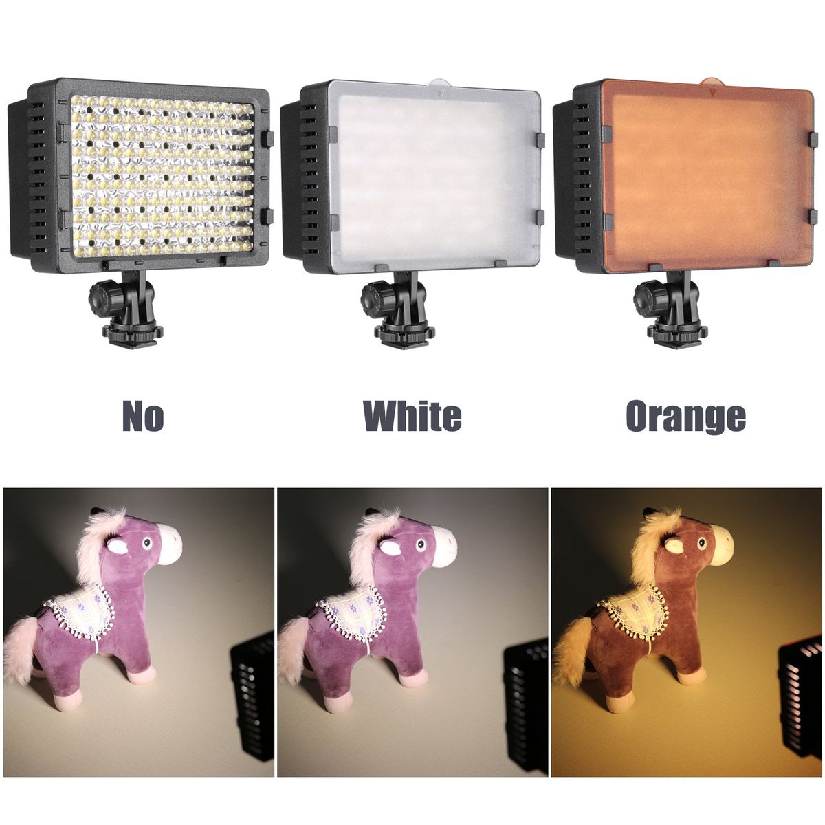 160 LED CN-160 Dimmable Ultra High Power Panel Digital Camera Camcorder Video LED Light