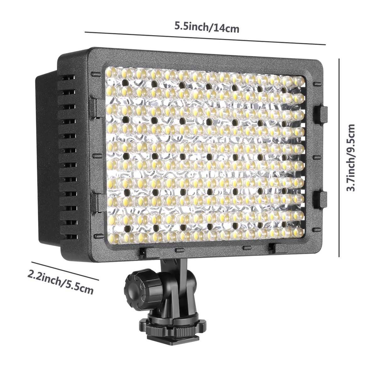 160 LED CN-160 Dimmable Ultra High Power Panel Digital Camera Camcorder Video LED Light