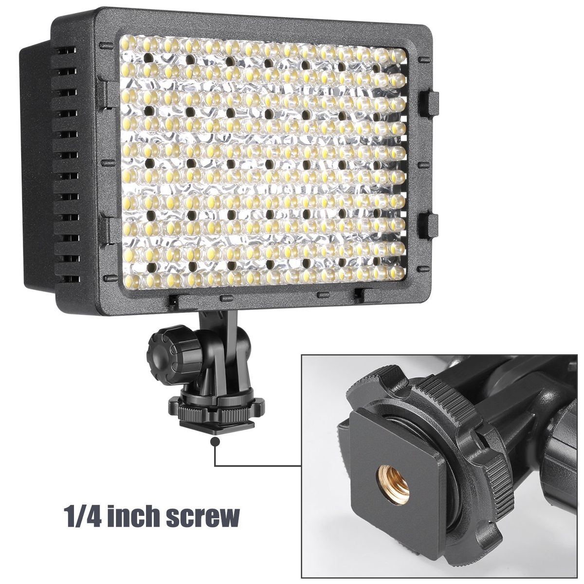160 LED CN-160 Dimmable Ultra High Power Panel Digital Camera Camcorder Video LED Light