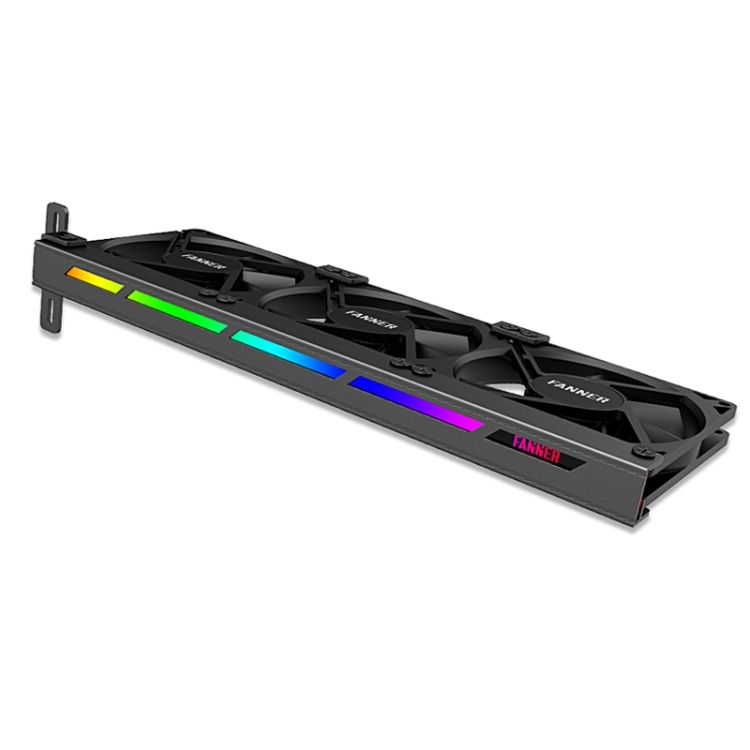 FANNER T390H Graphics Card 5V ARGB Light Strips Cooling Fan