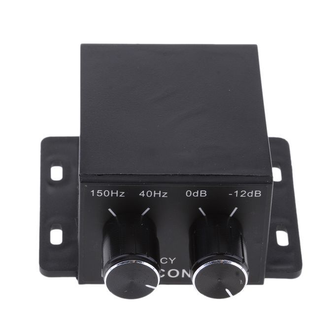 Car Home Amplifier Subwoofer Equalizer Crossover RCA Adjust Line Level