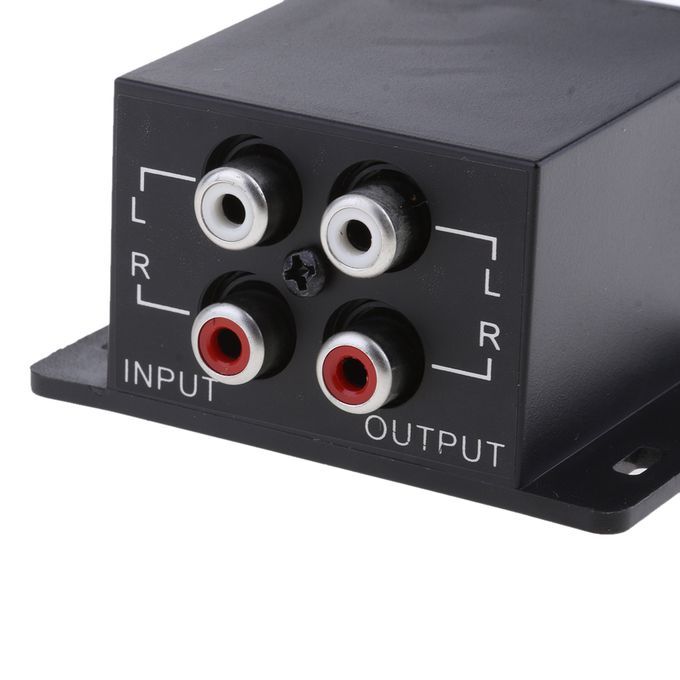 Car Home Amplifier Subwoofer Equalizer Crossover RCA Adjust Line Level