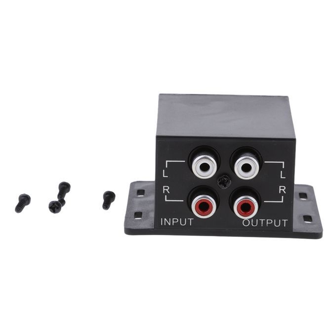 Car Home Amplifier Subwoofer Equalizer Crossover RCA Adjust Line Level