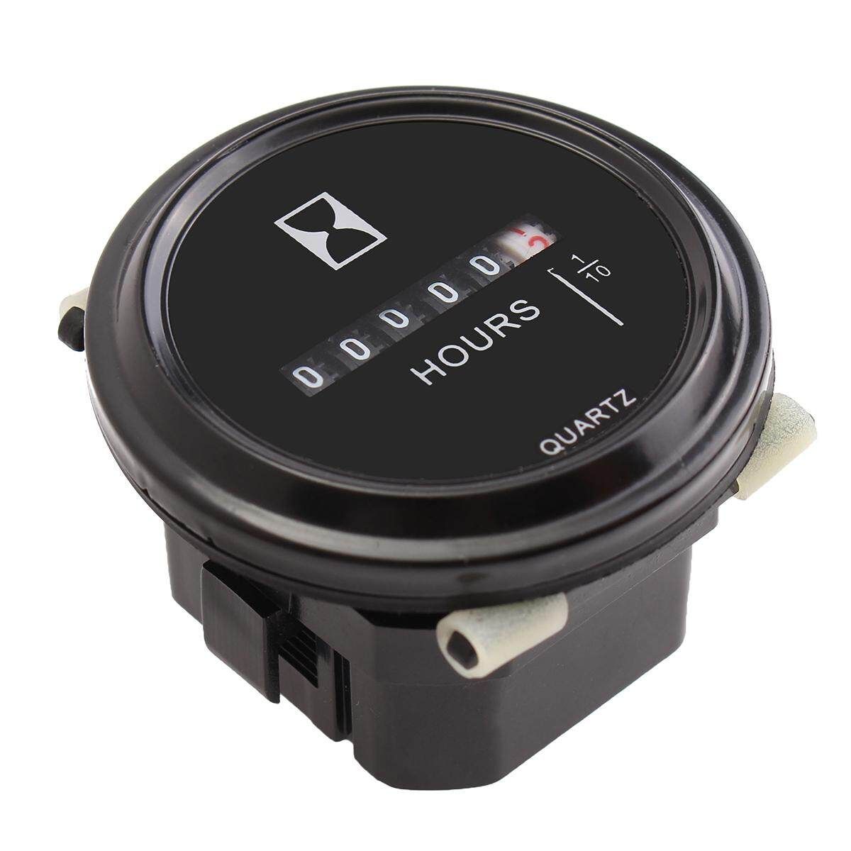 10~80V Quartz Hour Meter Counter For Car Truck Tractor Motor