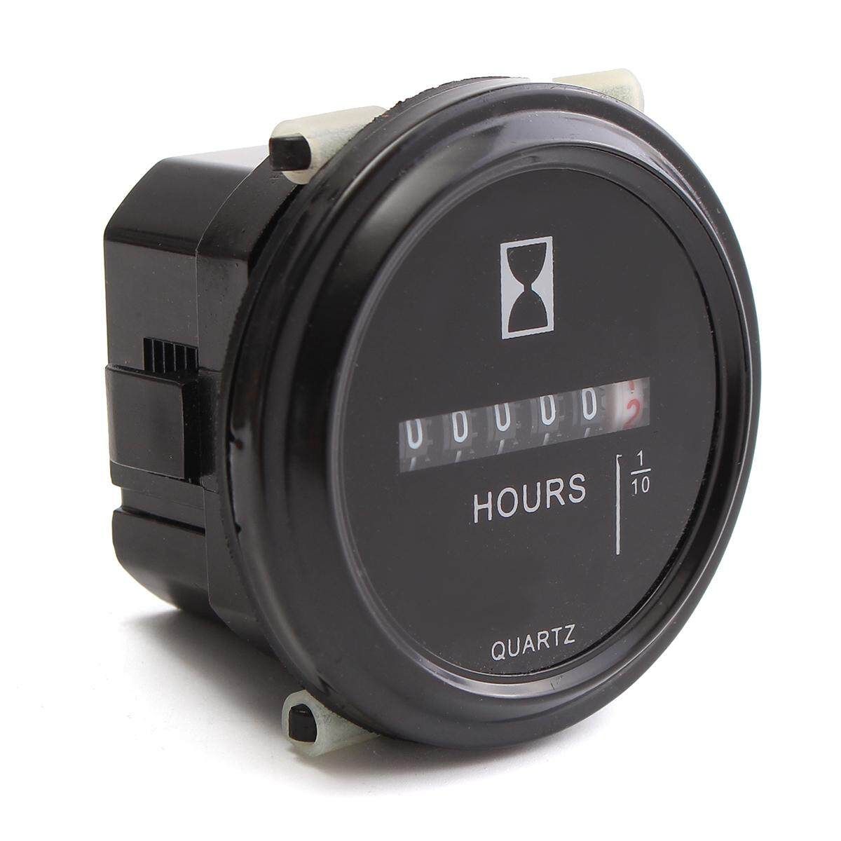 10~80V Quartz Hour Meter Counter For Car Truck Tractor Motor