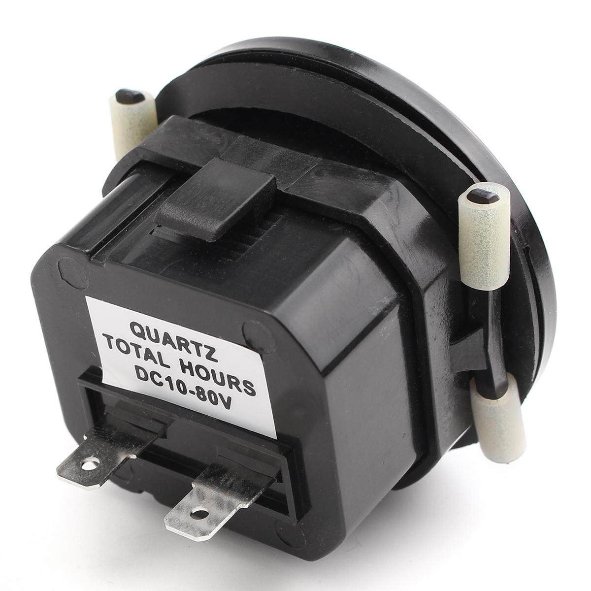 10~80V Quartz Hour Meter Counter For Car Truck Tractor Motor