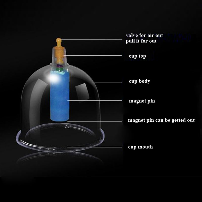 Therapy Biomagnetic Cups Therapy Cupping Vacuum Cupping Acupuncture Therapy Cupping Massage Kit Sets Sets 6 Cupping