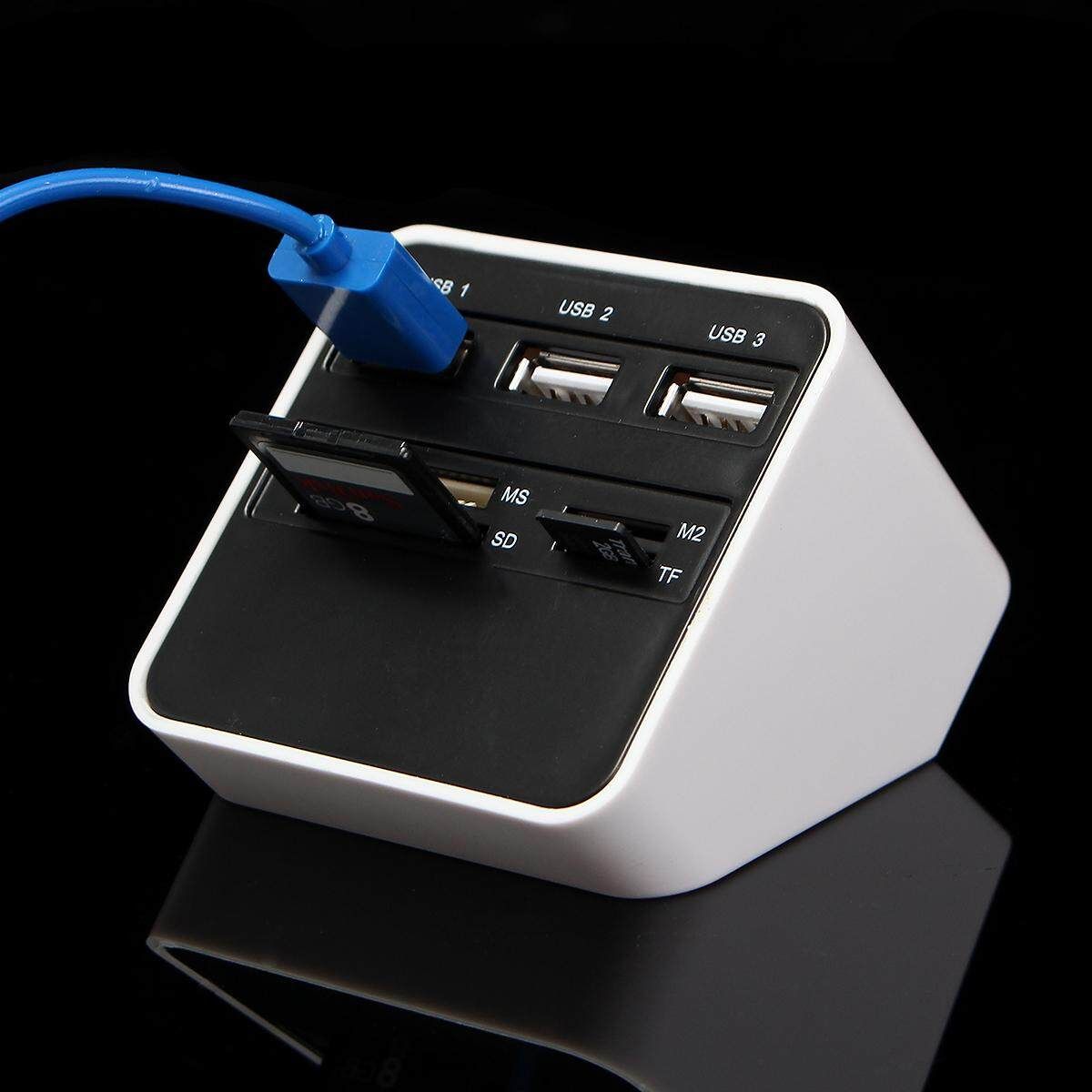 Mate USB 3.0 High-speed Splitter PC HUB Converter SD Tf Card Reader Storage Expansion Interface More Perfect Compatibility Comprehensive Protection Model: 2.0 Two