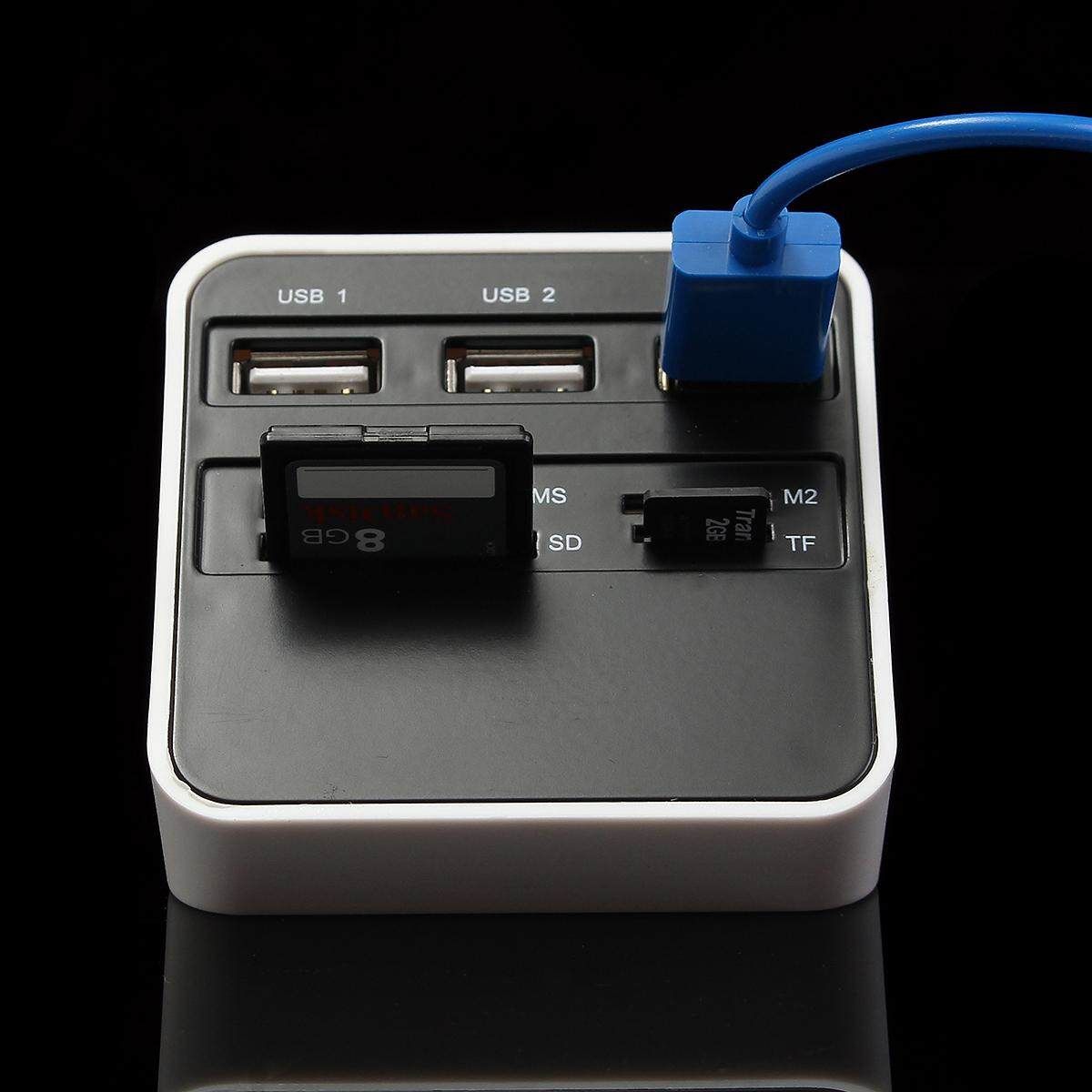 Mate USB 3.0 High-speed Splitter PC HUB Converter SD Tf Card Reader Storage Expansion Interface More Perfect Compatibility Comprehensive Protection Model: 2.0 Two