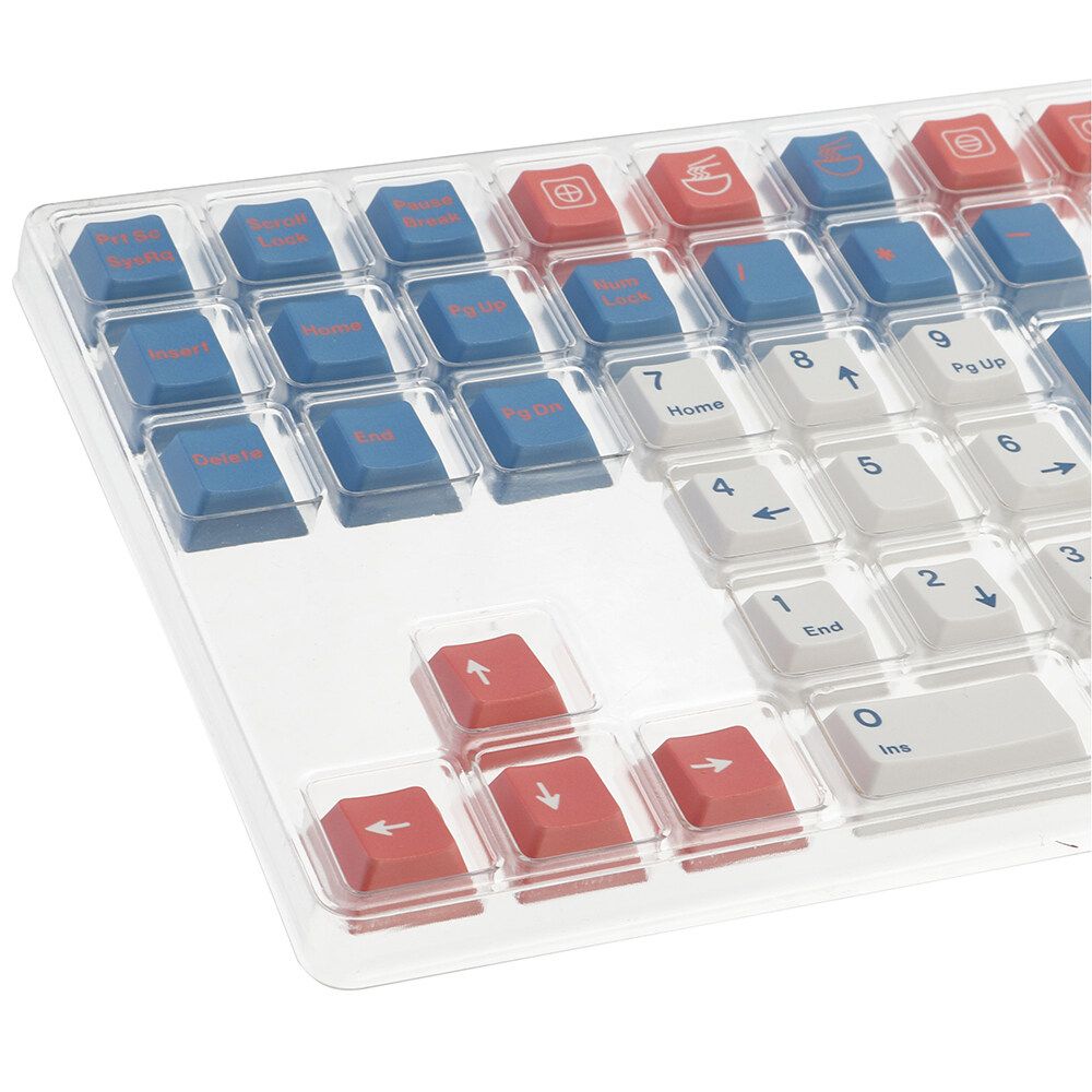 MechZone 112 Keys Bento Theme Keycap Set OEM Profile PBT Sublimation Keycaps For 61/64/87/104/108 Keys Mechanical Keyboards