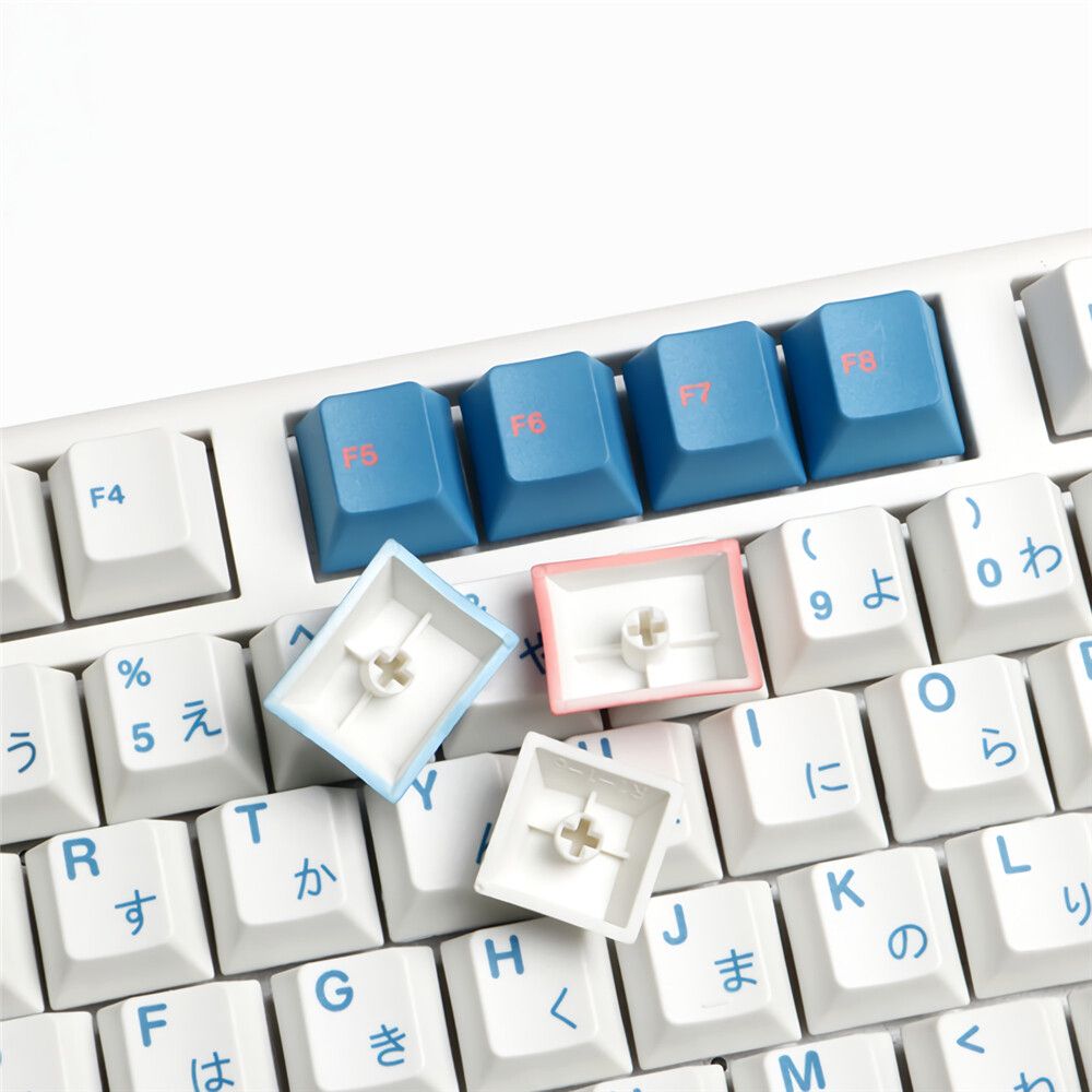 MechZone 112 Keys Bento Theme Keycap Set OEM Profile PBT Sublimation Keycaps For 61/64/87/104/108 Keys Mechanical Keyboards