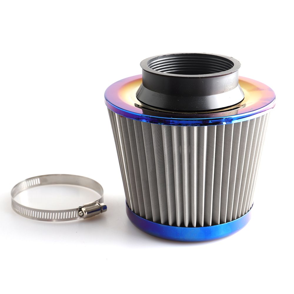 Burnt Blue 3" 76mm Power Intake High Flow Cold Air Intake