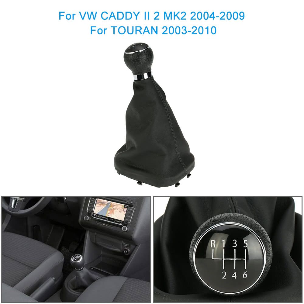 6 Speed Gear Shift Knob Gearstick Gaiter Boot Replacement
