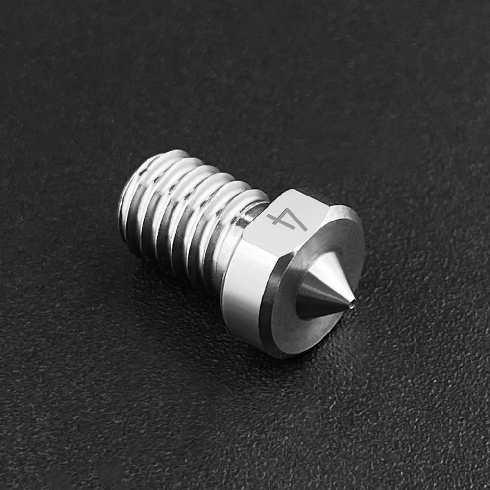 3D Printer Parts 3pcs V5 V6 TC4 Titanium Alloy Nozzles 0.2/0.3/0.4/0.5mm Optional M6 Thread Extruder Nozzle for 1.75mm Filament