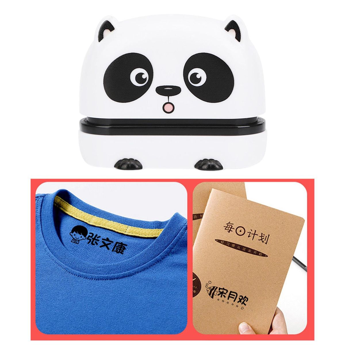 School Stamp Clothing Marker  Garment For Kids Children Labels White