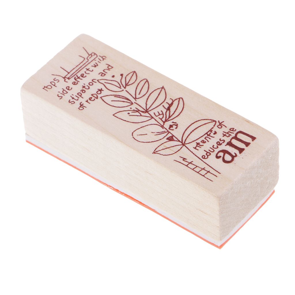 Retro  Stamp Sets Rubber Wooden Stamps DIY Photo Album