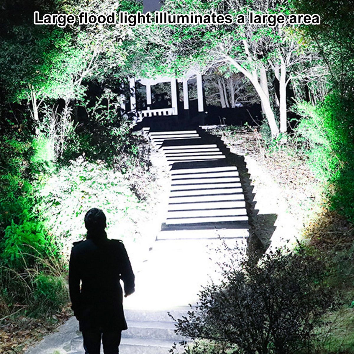 LED Flashlight USB Charging Hunting Mini LED Flashlight Golden