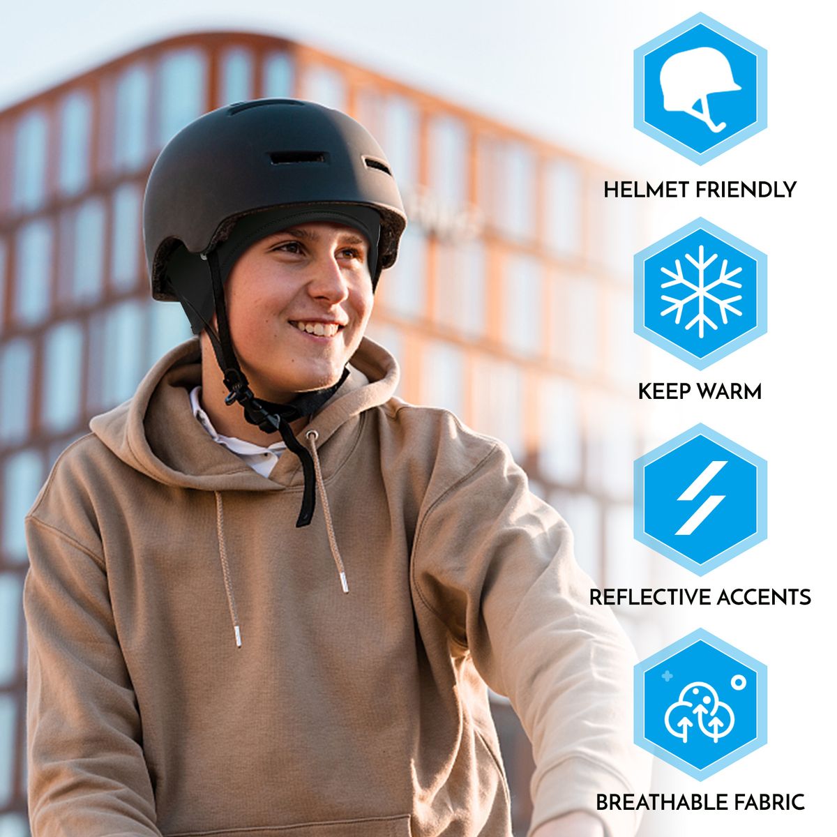 Outdoor Sports Men Cycling Cap Windproof Bicycle Bike Helmet