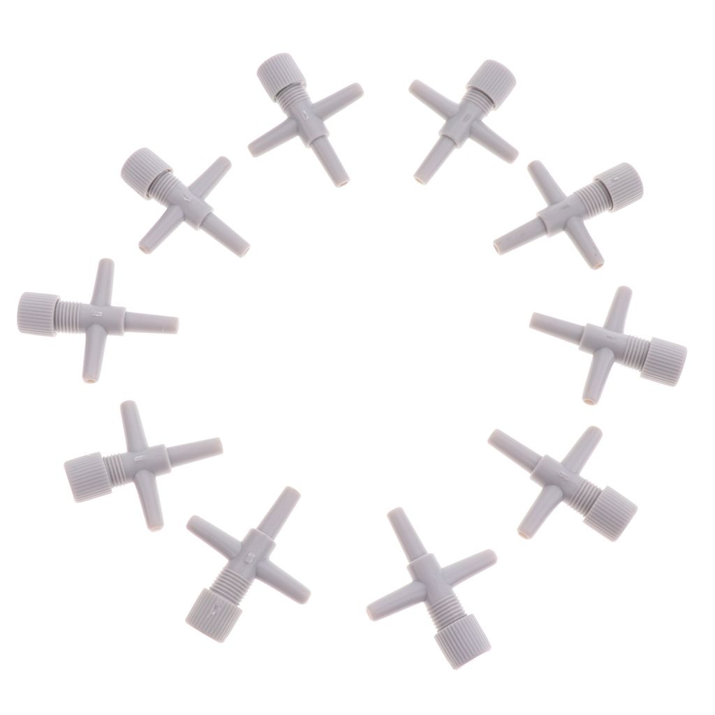 10x   Tank Control Regulator Valve   Tank Aquarium Control Valve Grey