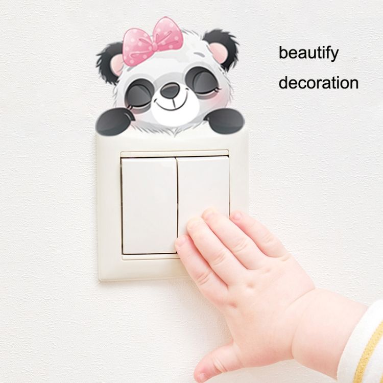 5sheets Cartoon Animal Switch Sticker Kid Room Decoration BR-S004