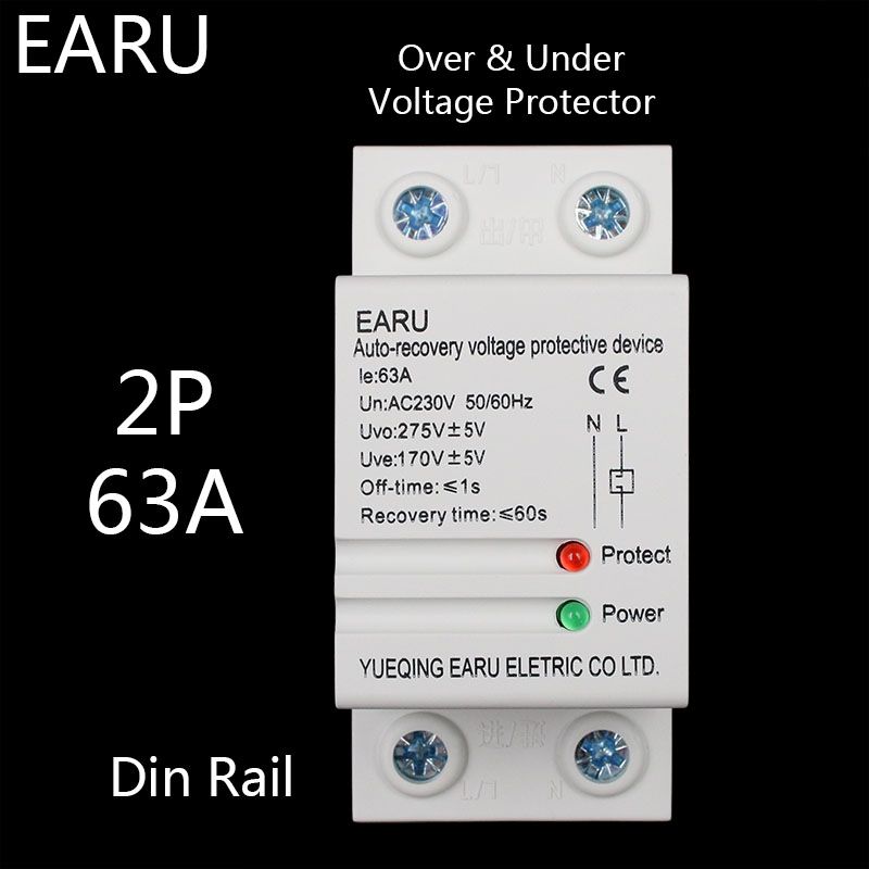 63A 220V Din Rail Self Recovery Restore Automatic Reconnect