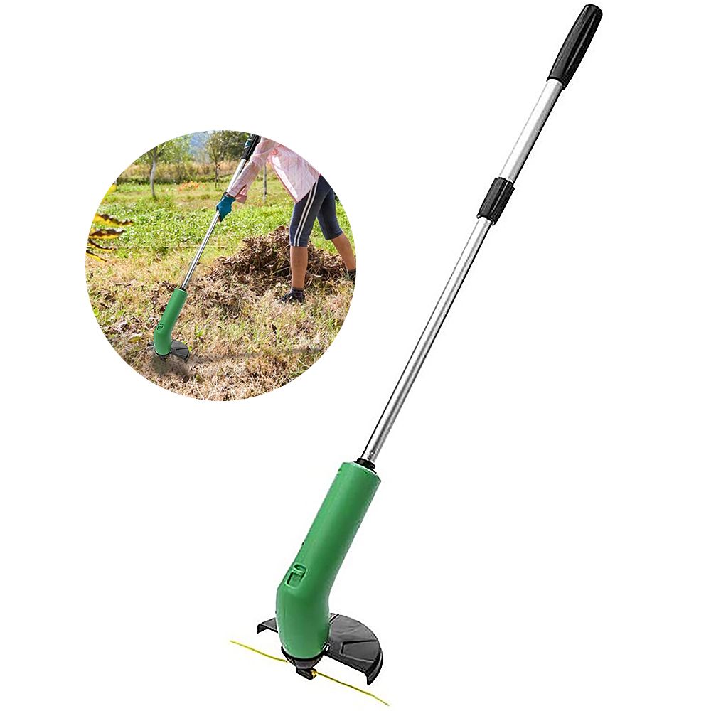 Portable Handheld GrTrimmer Cordless Battery String Trimmer Edger Telescopic Trimming Tool For Home Garden Mini Lawn Mower