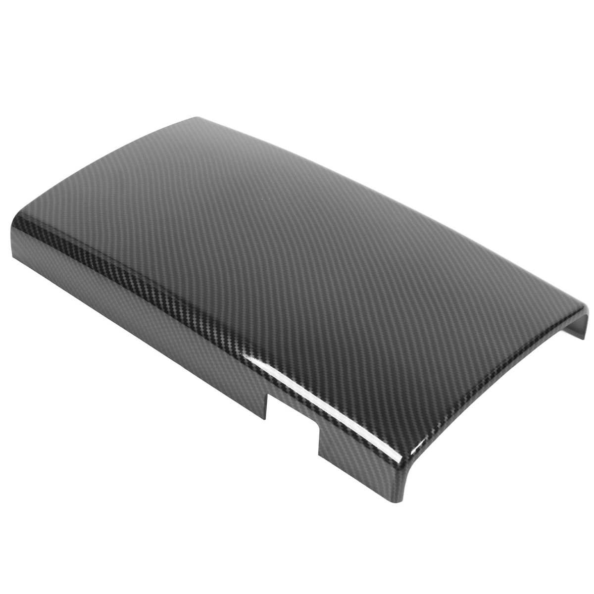 Carbon Fibre Style Console Armrest Box Cover Car Interior