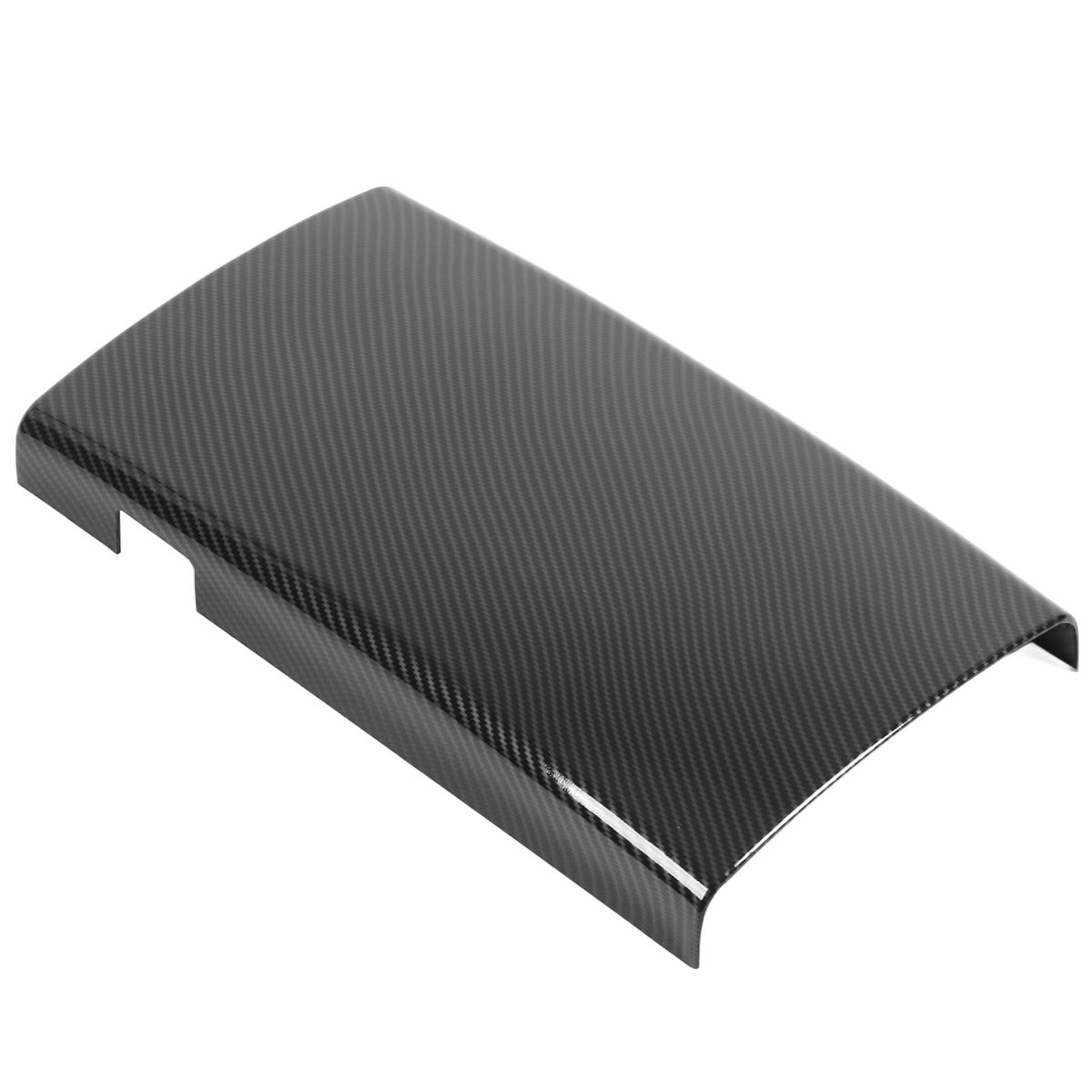 Carbon Fibre Style Console Armrest Box Cover Car Interior
