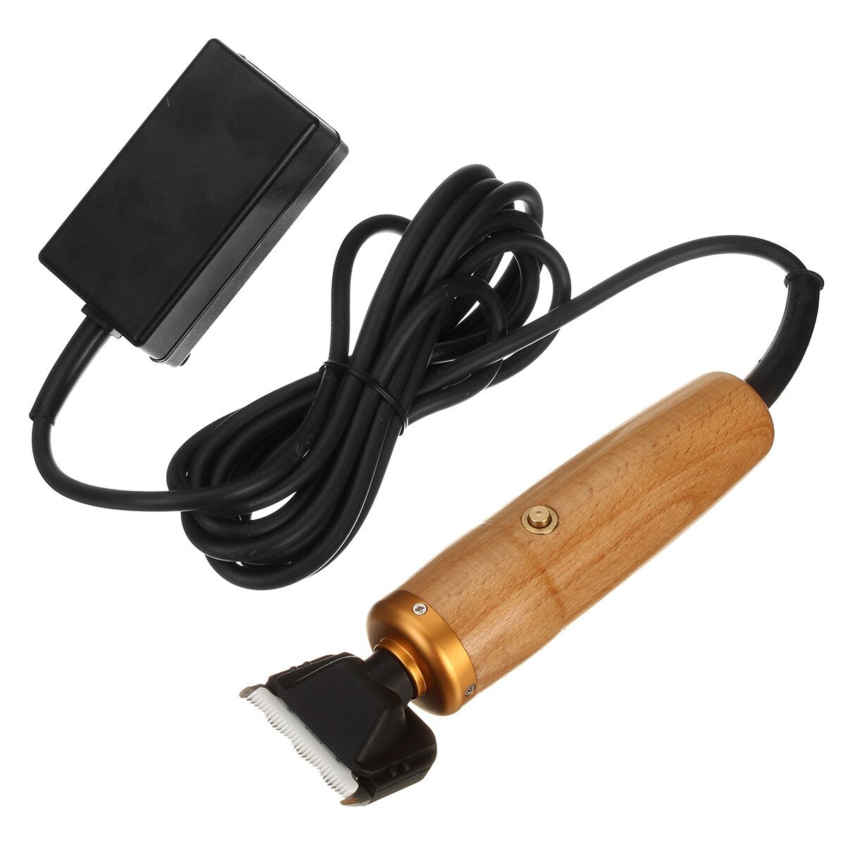 200W Electric Horse Sheep Animal Hair Trimmer Pet Clipper Hair Machine Wood EU Plug110V