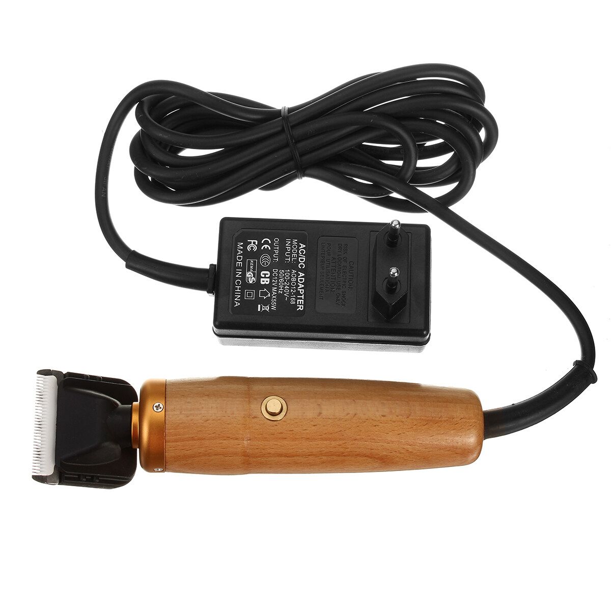 200W Electric Horse Sheep Animal Hair Trimmer Pet Clipper Hair Machine Wood EU Plug110V