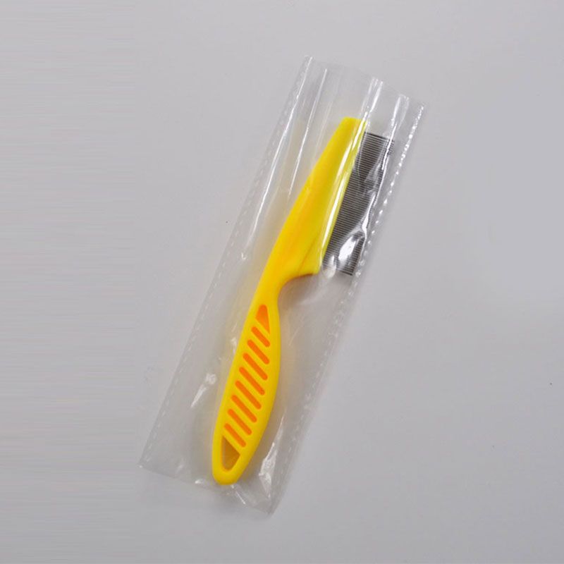 Pet Flea Tick Remove Comb Dog Cat Multicolor Stainless Steel Comfort Hair Grooming Comb Cleaning Hair Improves Circulation Brush-